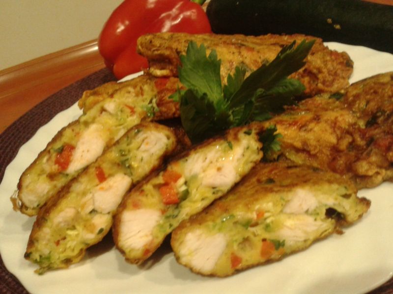 Kotleciki drobiowe z cukinią Kotleciki drobiowe z cukinią