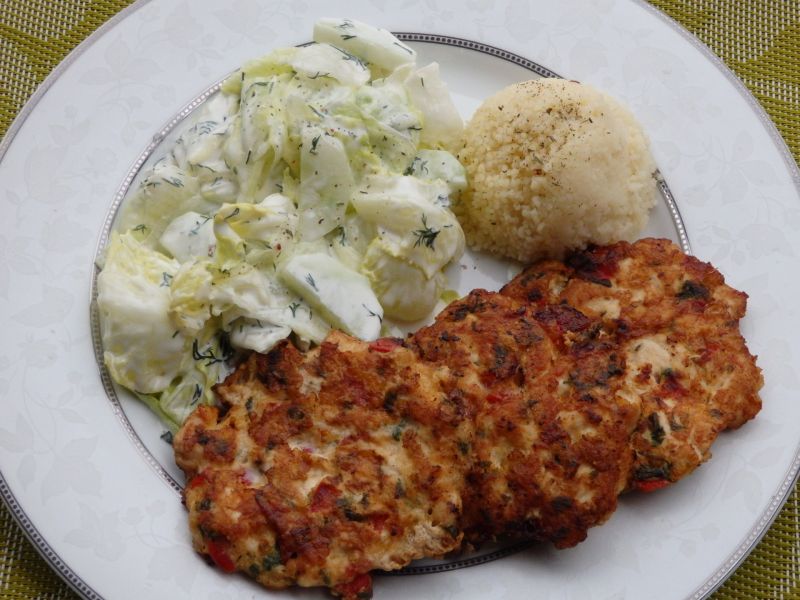 Kotleciki drobiowe z papryką i serem Kotleciki drobiowe z papryką i serem