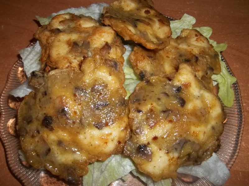 Kotleciki drobiowo - pieczarkowe