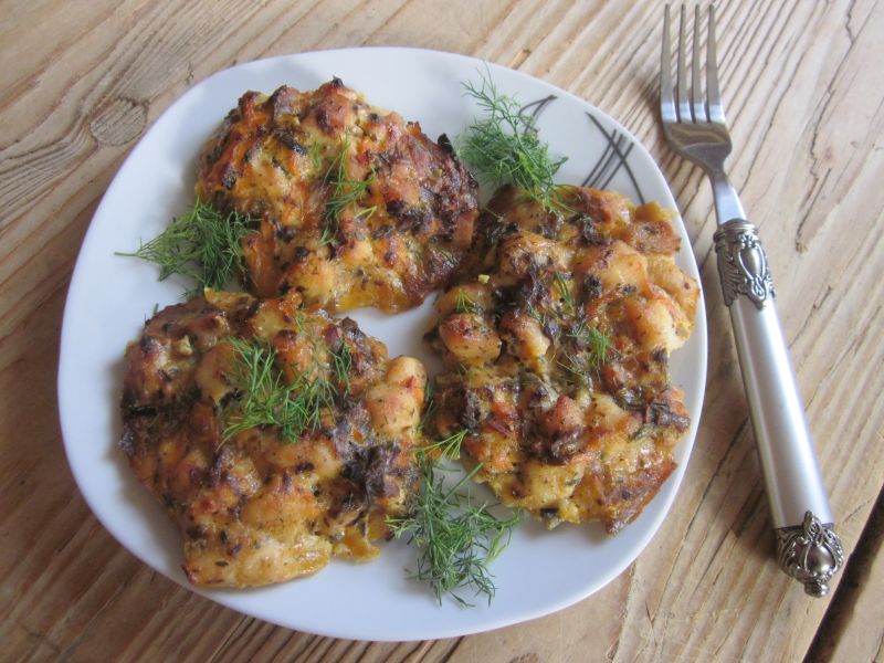 Kotleciki drobiowo- warzywne (z piekarnika) Kotleciki drobiowo- warzywne (z piekarnika)