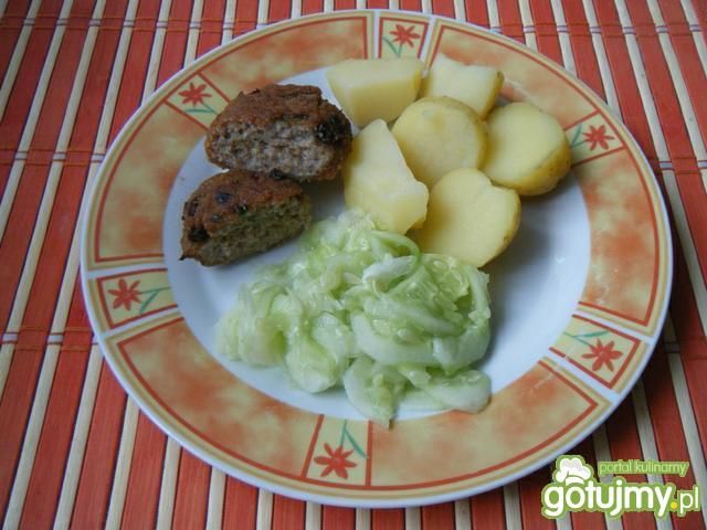 Kotleciki mielone z jabłkiem  Kotleciki mielone z jabłkiem