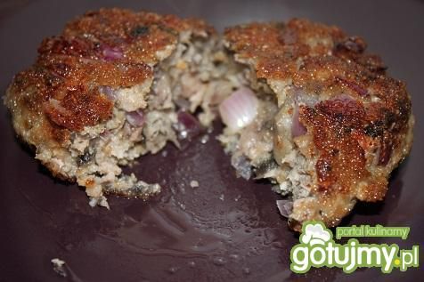 Kotleciki mielone z pieczarkami . Kotleciki mielone z pieczarkami .