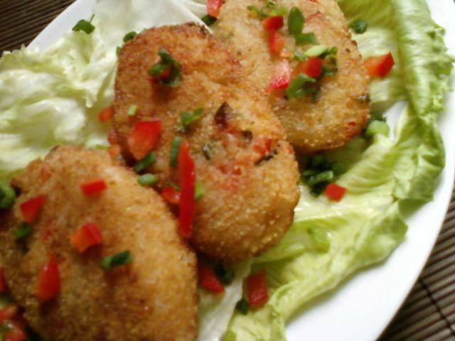 Kotleciki ryżowo ziemniaczane