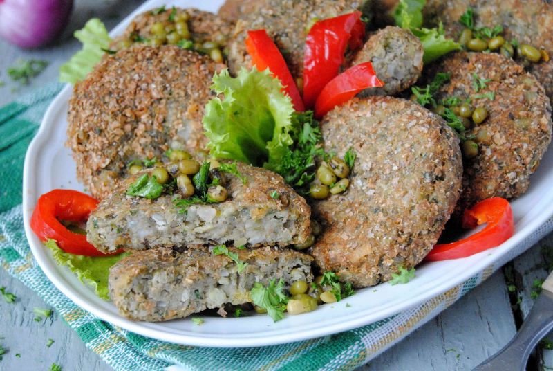 Kotleciki z fasoli mung Kotleciki z fasoli mung