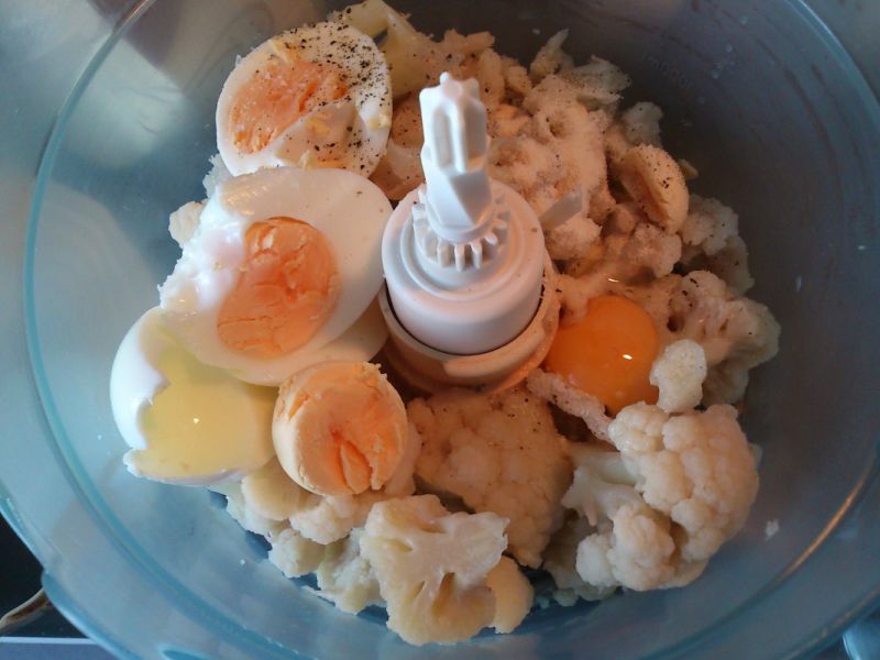 Kotleciki z kalafiora i jajek