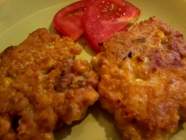 kotleciki z kukurydzą i boczkiem