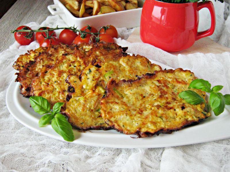 Kotleciki z kurczakiem, batatem i porem Kotleciki z kurczakiem, batatem i porem