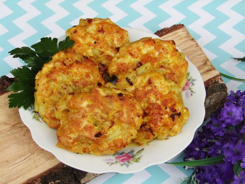 Kotleciki z kurczakiem i fasolką szparagową