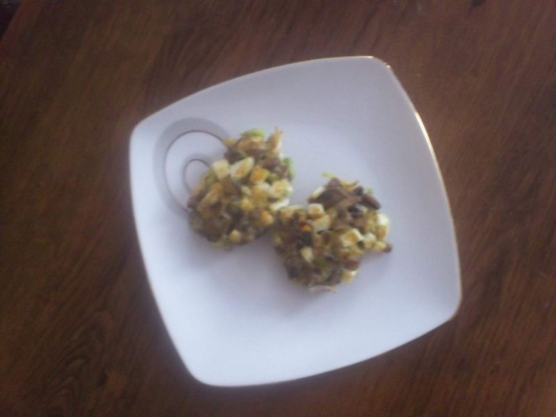 Kotleciki z pieczarek i jajek