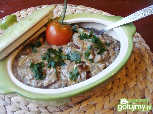 Kotlecikowo-grzybowa zapiekanka Kotlecikowo-grzybowa zapiekanka
