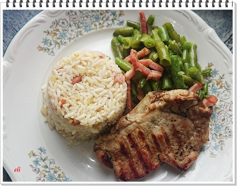 Kotlet cielęcy Eli z ryżem