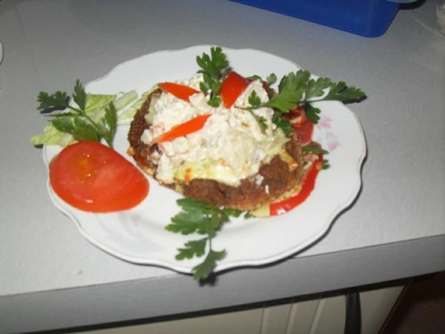 Kotlet mielony - inaczej - z warzywami Kotlet mielony - inaczej - z warzywami