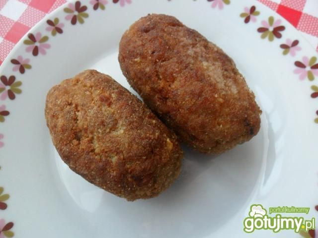 Kotlet mielony z ziołami.