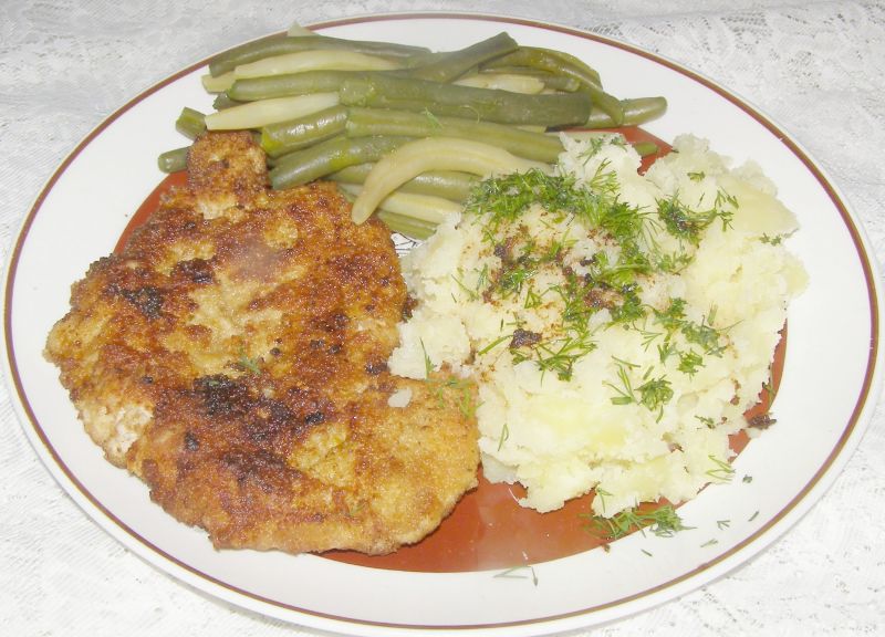 Kotlet schabowy chrupiący Kotlet schabowy chrupiący