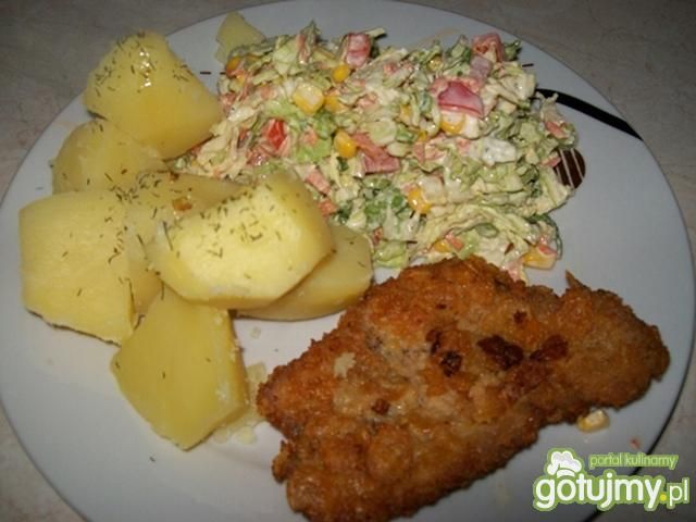 Kotlet schabowy w panierce z płatków