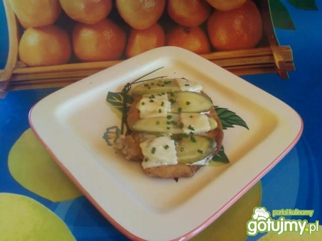 Kotlet z plecionką.