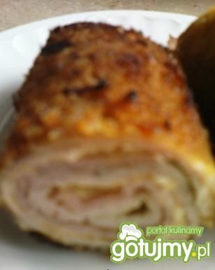 Kotlet z szynką i musztardą