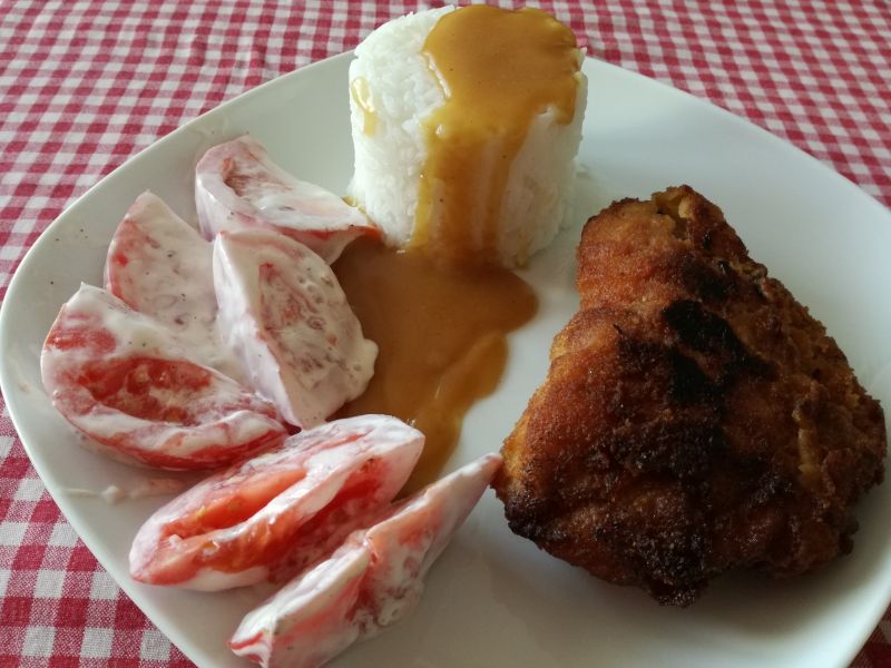 Kotlet ze schabu z musztardą i serem