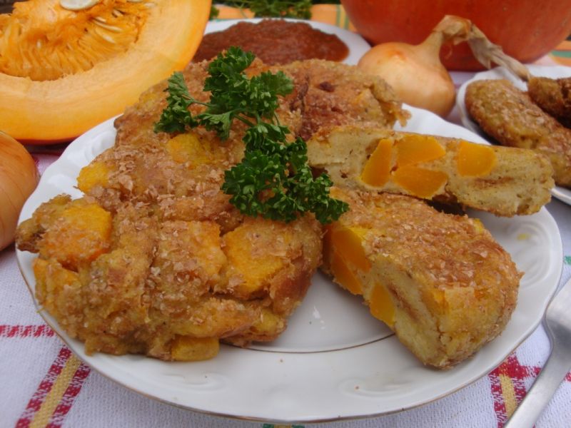Kotlety chlebowe z dynią Kotlety chlebowe z dynią