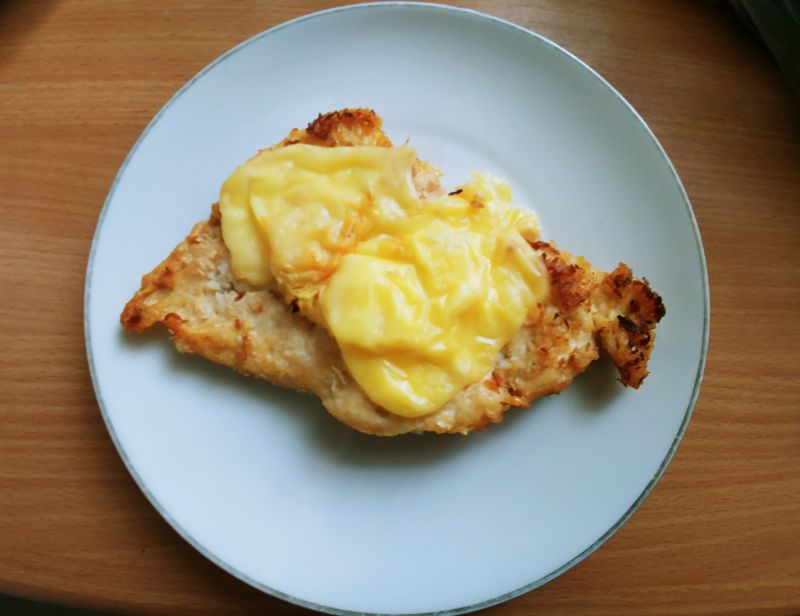 Kotlety drobiowe z kokosem i ananasem Kotlety drobiowe z kokosem i ananasem