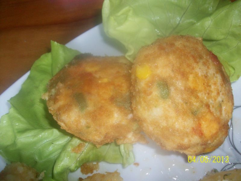 Kotlety drobiowe z warzywami