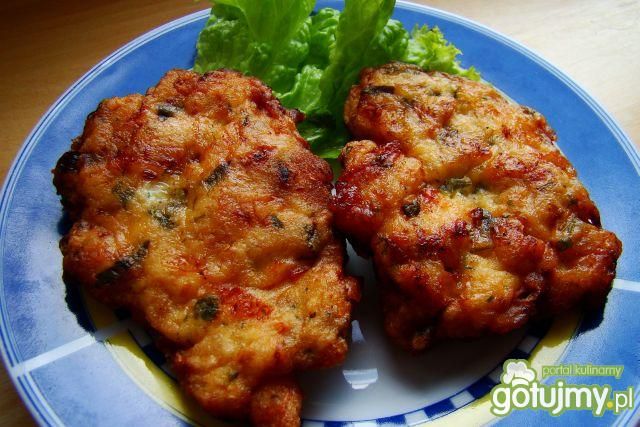 Kotlety drobiowo serowe z pieczarkami 