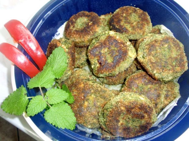 Kotlety jaglane na zielono  Kotlety jaglane na zielono