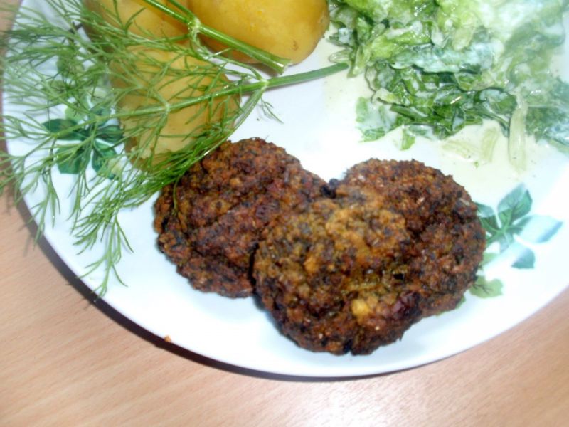 Kotlety jaglane z piekarnika Kotlety jaglane z piekarnika