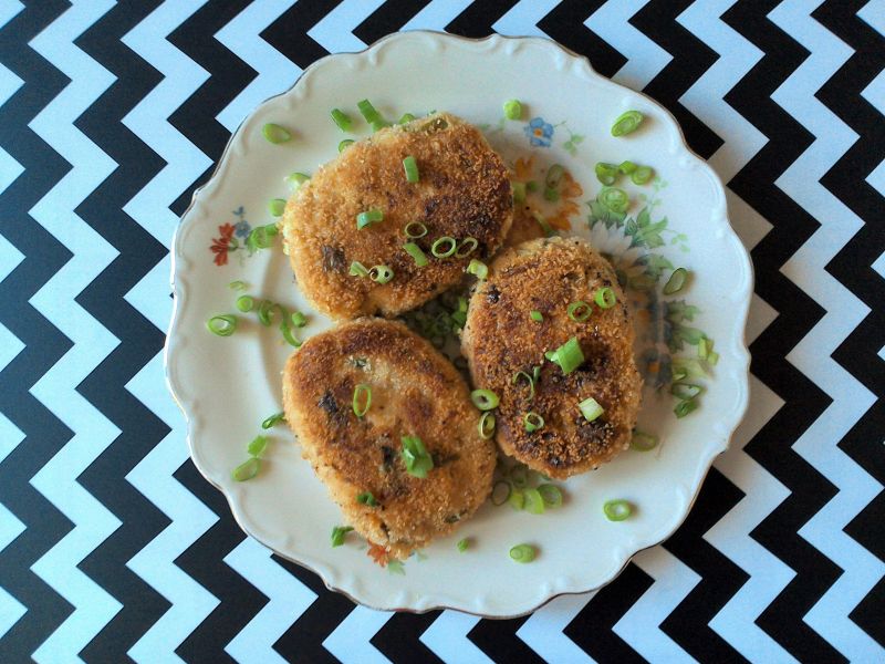 Kotlety kalafiorowo -  ziemniaczane