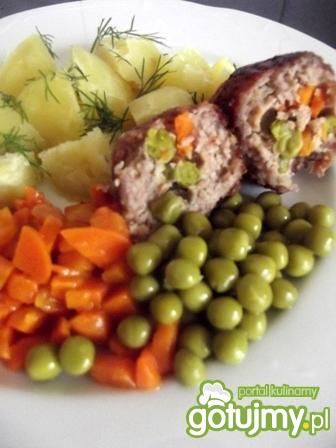 Kotlety mielone faszerowane marchewką