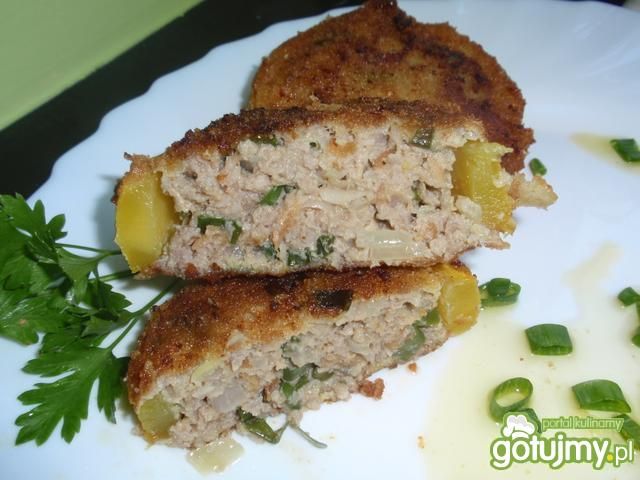 Kotlety mielone w cukini zółtej