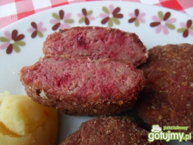 Kotlety mielone z burakiem
