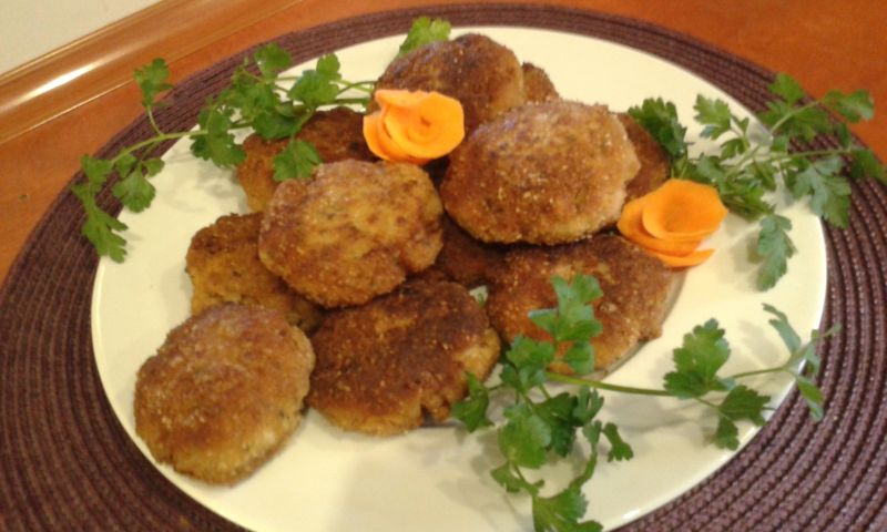 Kotlety mielone z czosnkiem niedzwiedzim