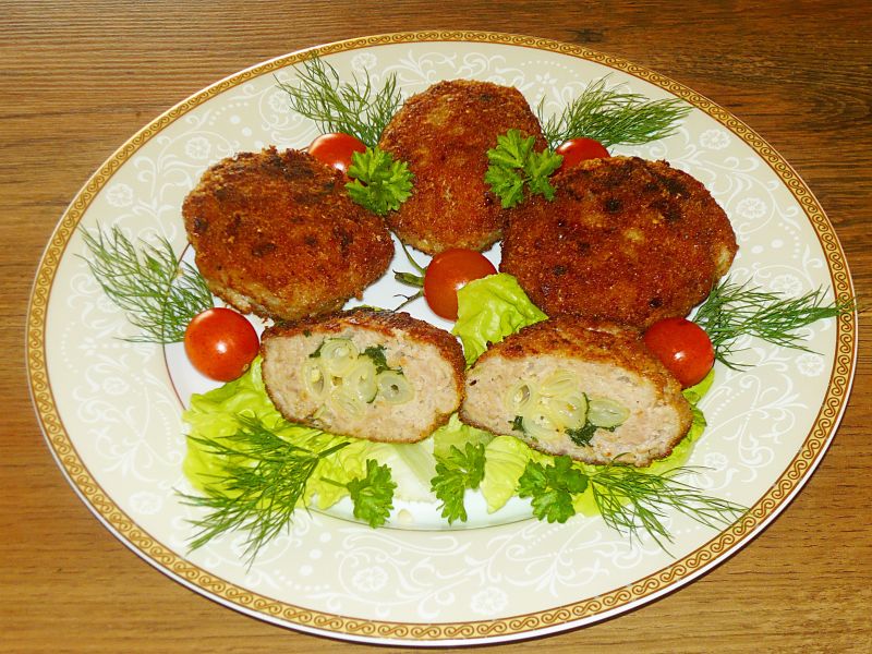 Kotlety mielone z fasolką szparagową