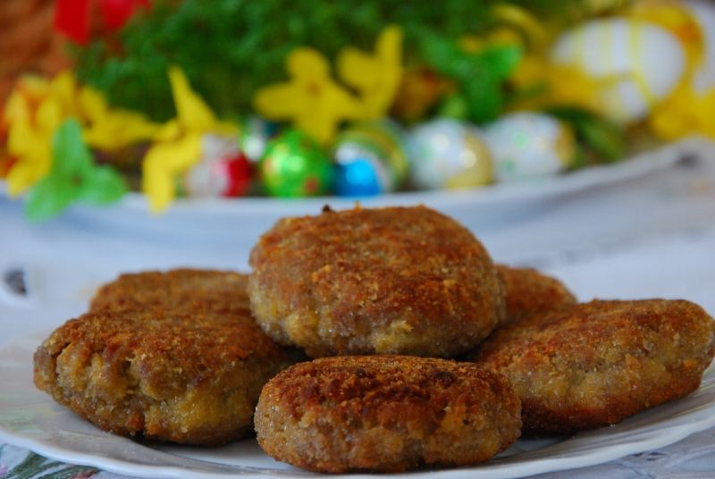 Kotlety mielone z granulatem sojowym Kotlety mielone z granulatem sojowym