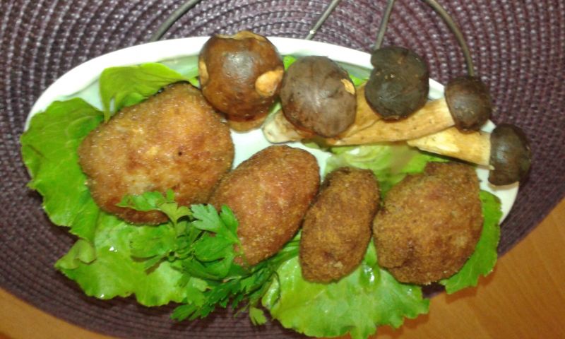 Kotlety mielone z grzybami Kotlety mielone z grzybami