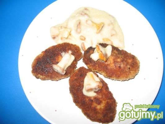 Kotlety mielone z indyka i kurek  Kotlety mielone z indyka i kurek