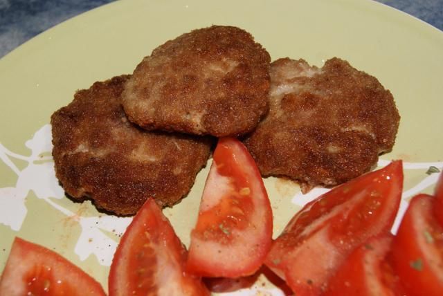 Kotlety mielone z ketchupem. Kotlety mielone z ketchupem.