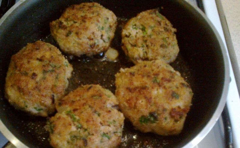 Kotlety mielone z musztardą Kotlety mielone z musztardą