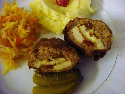 Kotlety mielone z omletem