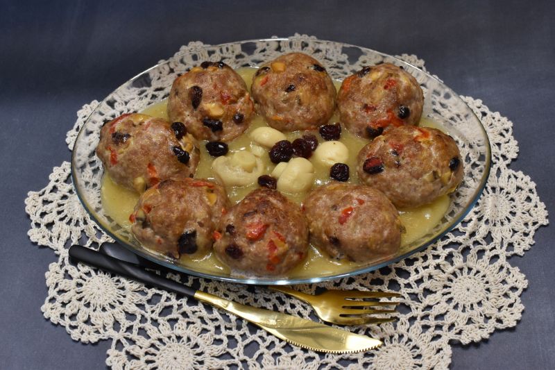 Kotlety mielone z pieczoną papryką