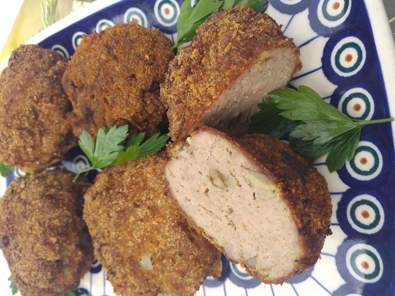 Kotlety mielone z podgrzybkami Kotlety mielone z podgrzybkami