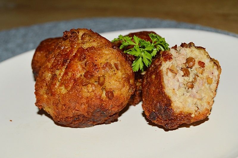 Kotlety mielone z soczewicą i majonezem