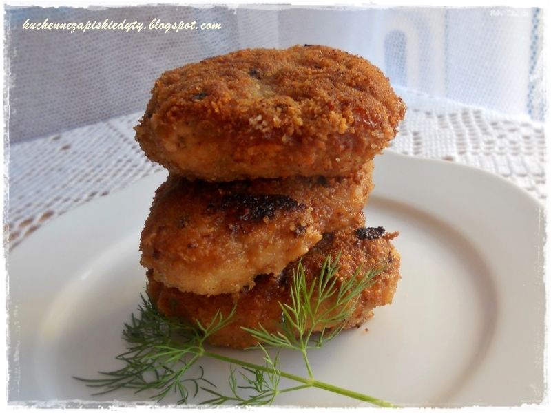 Kotlety mielone z suszonymi grzybami
