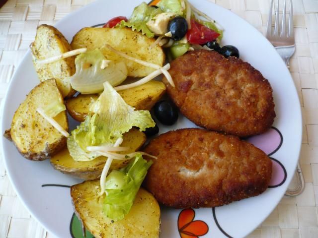 Kotlety mielone z ziemniaczkami