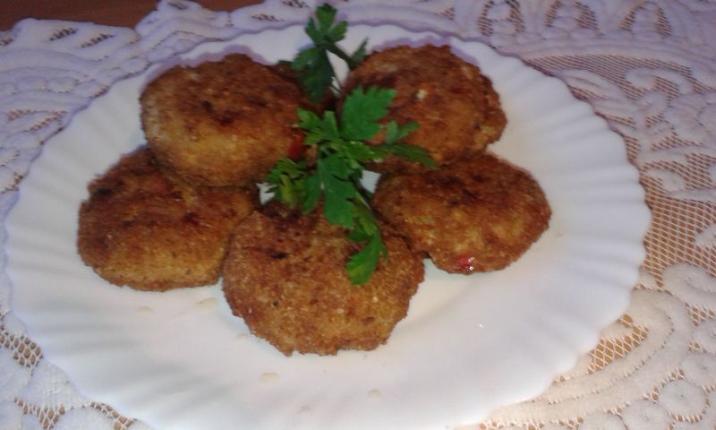 Kotlety mięsno - ryżowe