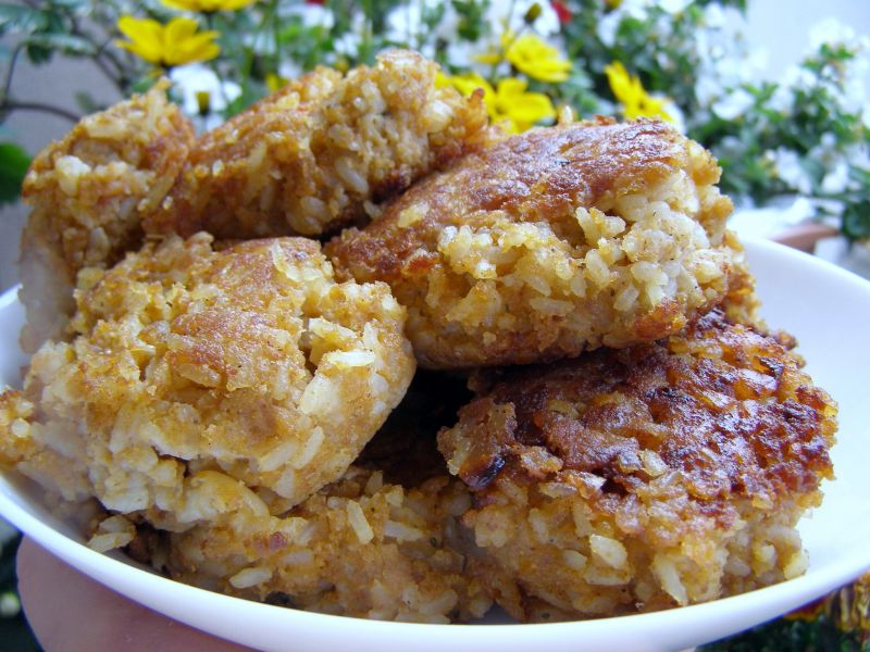Kotlety mięsno-ryżowe z farszu do gołąbków Kotlety mięsno-ryżowe z farszu do gołąbków