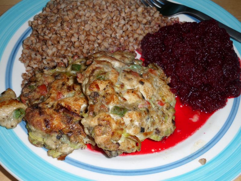 Kotlety mięsno - warzywne