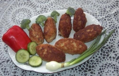 Kotlety nadziewane pieczarkami  Kotlety nadziewane pieczarkami