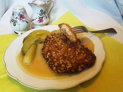 Kotlety panierowane w płatkach owsianych